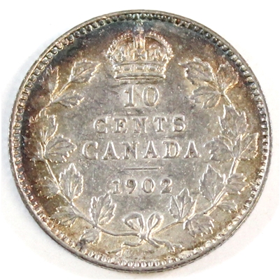 1902 Canada 10-cents VF-EF (VF-30) $