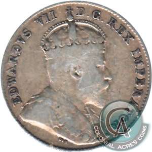 1902H Canada 10-cents VG-F (VG-10)