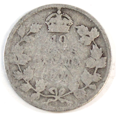 1907 Canada 10-cents Filler