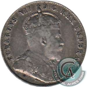1910 Canada 10-cents Fine (F-12)
