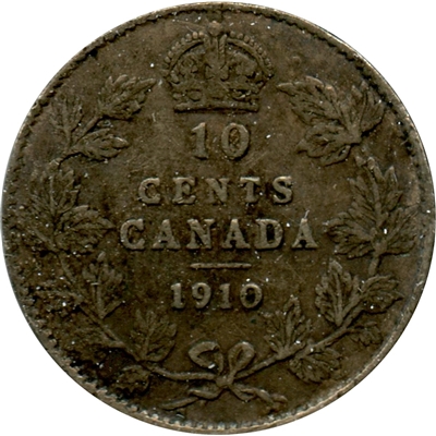 1910 Canada 10-cents G-VG (G-6)