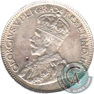 1913 Canada 10-cents EF-AU (EF-45) $