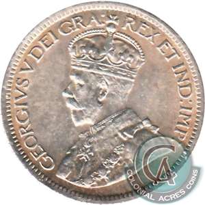 1929 Canada 10-cents Almost Uncirculated (AU-50)