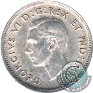 1949 Canada 10-cent Very Fine (VF-20)