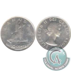 1963 Canada 10-cents UNC+ (MS-62)
