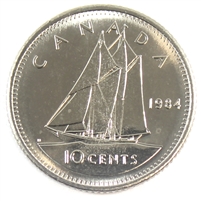 1984 Canada 10-cent Brilliant Uncirculated (MS-63)