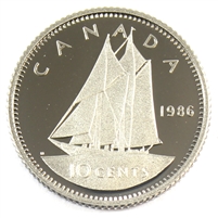 1986 Canada 10-cent Proof