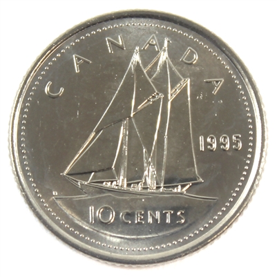 1995 Canada 10-cent Brilliant Uncirculated (MS-63)