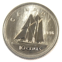 1996 Canada 10-cent Specimen