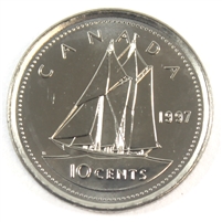 1997 Canada 10-cent Brilliant Uncirculated (MS-63)