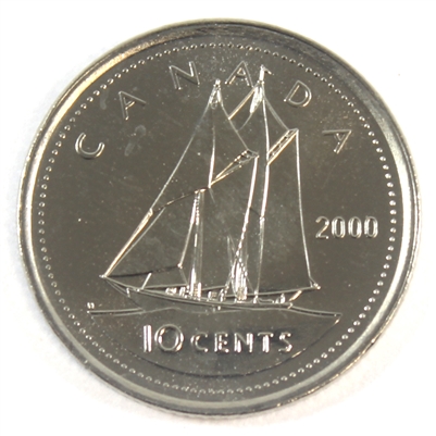 2000 Canada 10-cent Brilliant Uncirculated (MS-63)