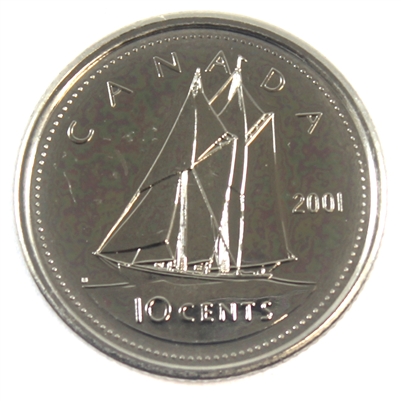 2001P Canada 10-cent Proof Like