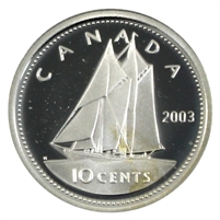 2003 Canada 10-cent Silver Proof