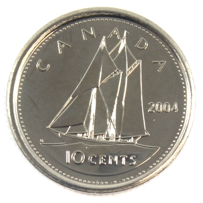 2004P Canada 10-cent Brilliant Uncirculated (MS-63)