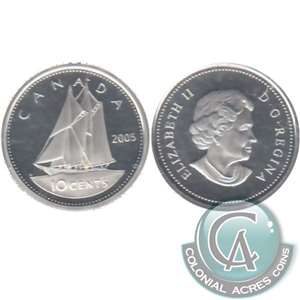 2005 Canada 10-cent Silver Proof