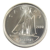 2010 Canada 10-cent Brilliant Uncirculated (MS-63)