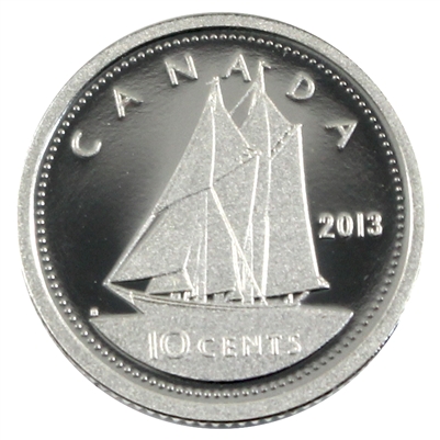 2013 Canada 10-cent Silver Proof (No Tax)