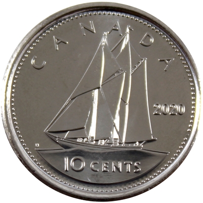 2020 Canada 10-cents Brilliant Uncirculated (MS-63)