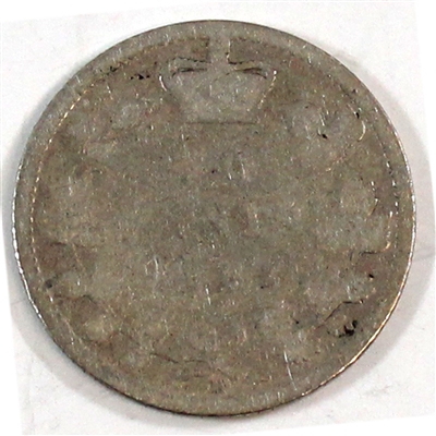 1882H Canada 10-cents About Good (AG-3)