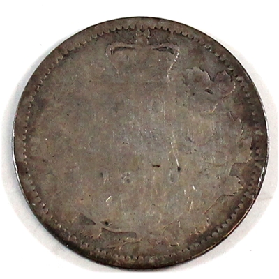 1870 Narrow 0 Canada 10-cents About Good (AG-3)