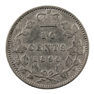 1890H Canada 10-cents VF-EF (VF-30) $