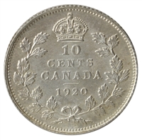 1920 Canada 10-cents UNC+ (MS-62) $