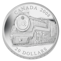 2008 $20 Great Canadian Locomotives - Royal Hudson (No Tax)