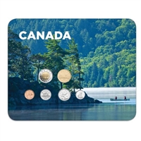 2010 Canada Canoe 6-coin Collector Card