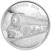 2010 $20 Great Canadian Locomotives - The Selkirk Fine Silver (No Tax)