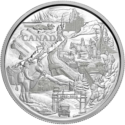 2010 Canada $250 125th Anniversary of Banff Kilo Silver (No Tax) Rim Toning
