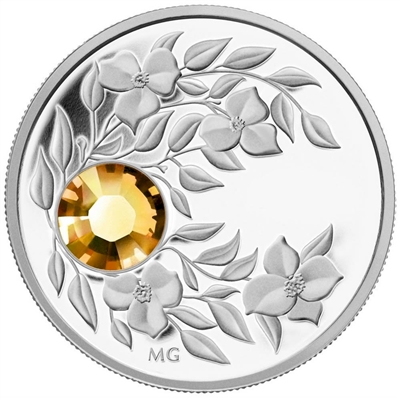 2012 Canada $3 Birthstone Collection - November Fine Silver