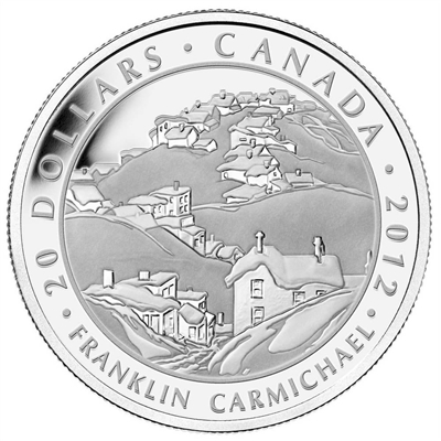 2012 Canada $20 Group of Seven - Franklin Carmichael Silver (No Tax)