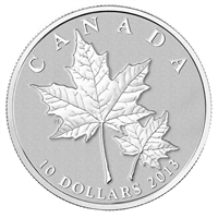 2013 Canada $10 Maple Leaf Fine Silver Coin (TAX Exempt)