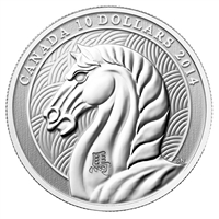 2014 Canada $10 Year of the Horse Fine Silver (TAX Exempt)