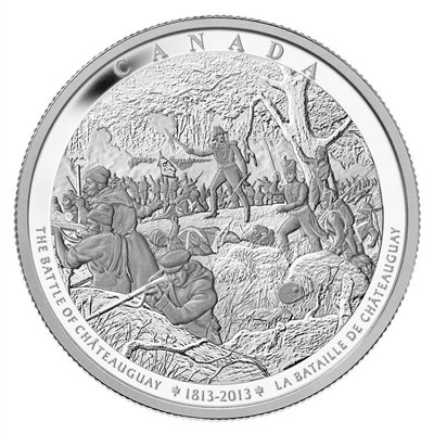 2013 Canada $250 Battle of Chateauguay Fine Silver Kilo (No Tax)