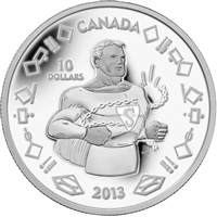 2013 Canada $10 Vintage Superman 1/4oz. Fine Silver (Tax Exempt)