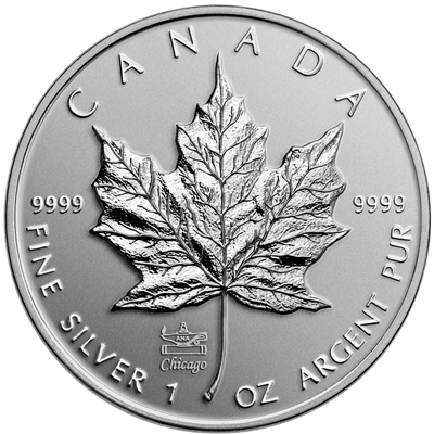 2014 Canada $5 Bullion Replica with ANA Privy Fine Silver (No Tax)