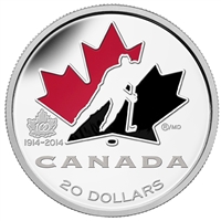 2014 Canada $20 100th Anniversary of Hockey Canada (No Tax)