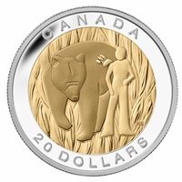 2014 Canada $20 Seven Sacred Teachings - Courage Fine Silver (No Tax)