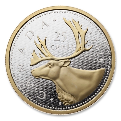 2015 Canada 5oz. 25-cent Big Coin Fine Silver (No Tax)