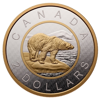 2015 Canada $2 5oz. $2 Big Coin Fine Silver (TAX Exempt)