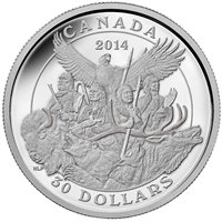 2014 Canada $30 National Aboriginal Veterans Monument (TAX Exempt)
