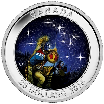 2015 Canada $25 Star Charts - The Quest (#1) Fine Silver (No Tax)