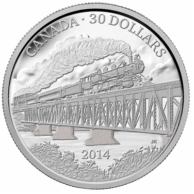 2014 Canada $30 Grand Trunk Pacific Railway (TAX Exempt)
