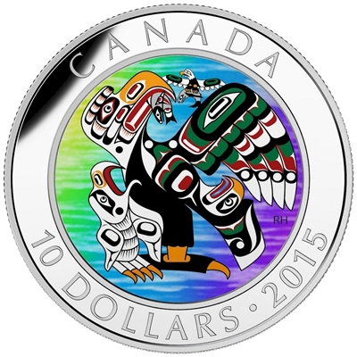 2015 Canada $10 First Nations Art - Mother Feeding Baby (No Tax)