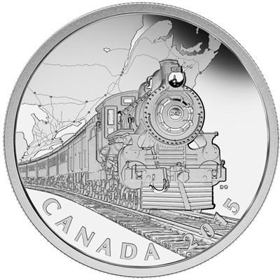 2015 $20 The Canadian Home Front - Transcontinental Railroad (No Tax)