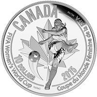 2015 Canada $10 FIFA Women's World Cup - The Kicker (No Tax)