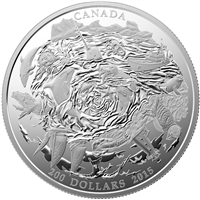 2015 Canada $200 Coastal Waters ($200 for $200 #2) 2oz. Fine Silver (No Tax)
