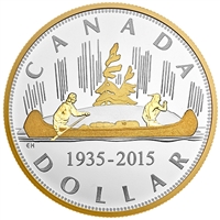2015 Canada $1 The Voyageur Renewed Silver Dollar Fine Silver (No Tax)