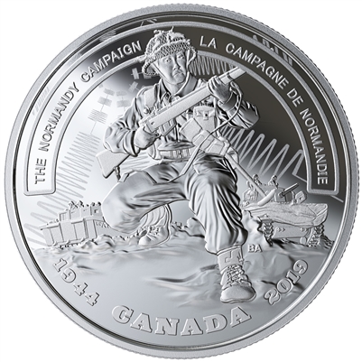 2019 Canada $20 WWII Battlefront Series - Normandy Campaign